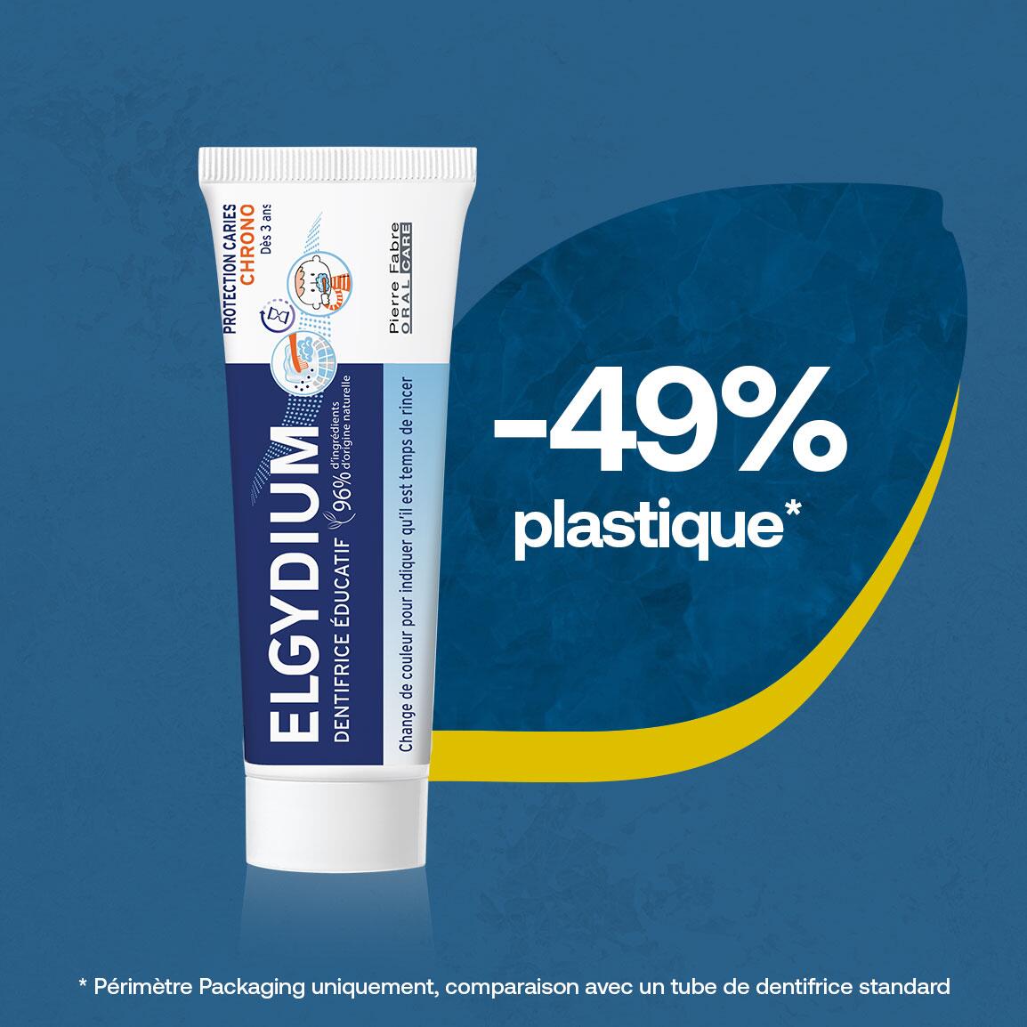 Tube dentifrice allégé